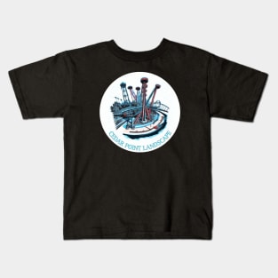 cedar point landscape from above Kids T-Shirt